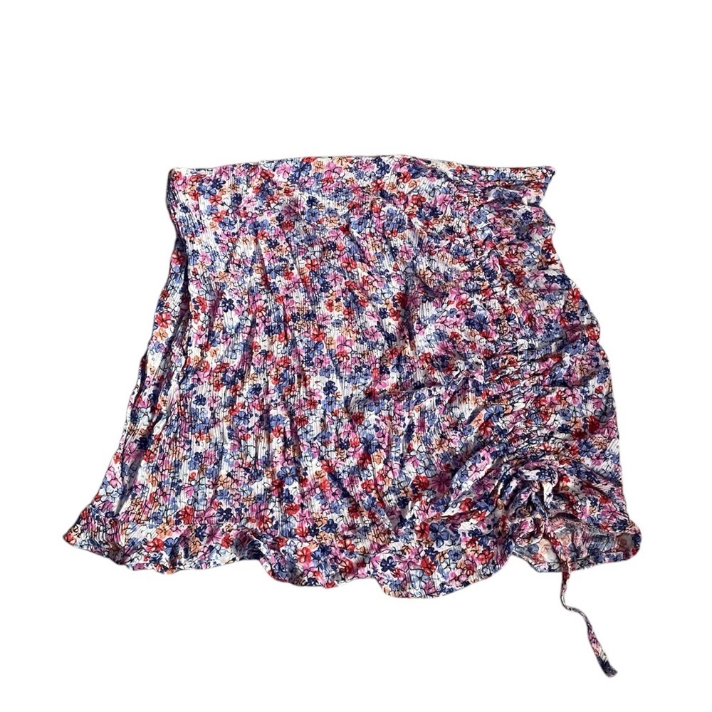 NWOT Dizzy Gal Floral Ruched Mini Skirt size Medium